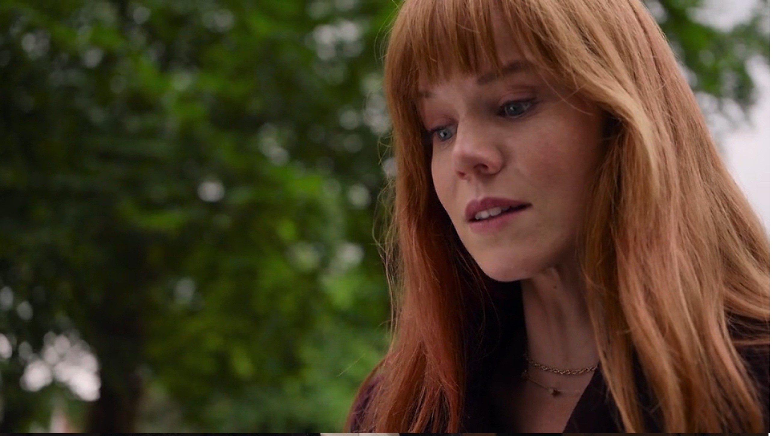 Shanti ziet Olivia vallen